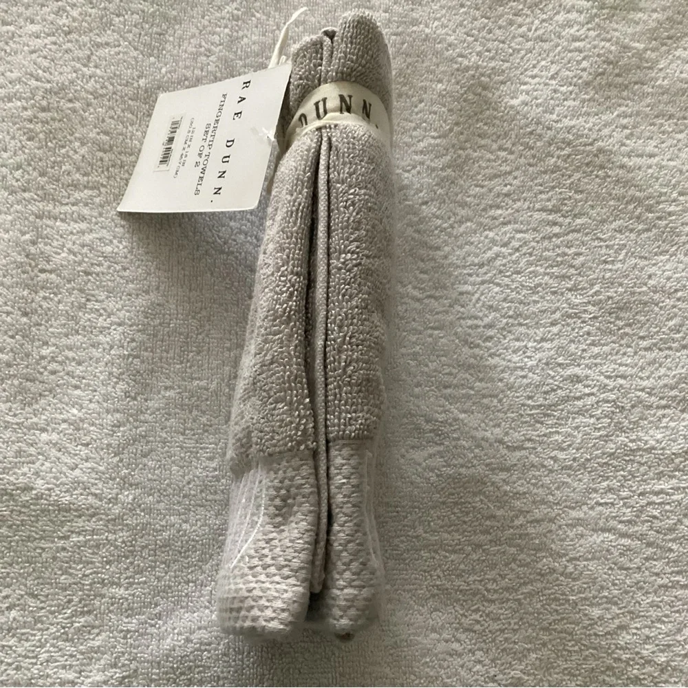 Rae Dunn Blessed Family Fingertip Towels Set 12 x 18 inches NWT